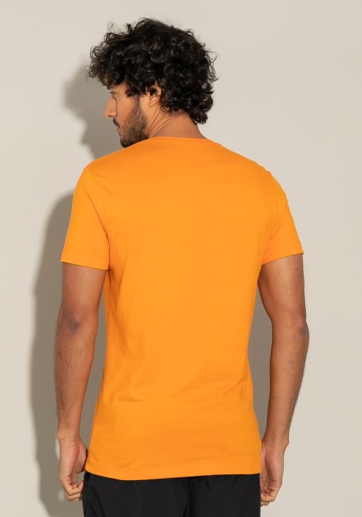 Camiseta manga curta for men motivation laranja - Image 2