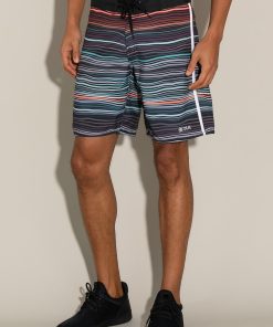 Bermuda for men bolso lateral listras coloridas
