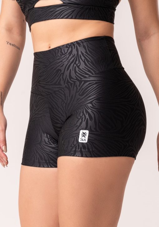 Short shine preto texturizado - Image 4