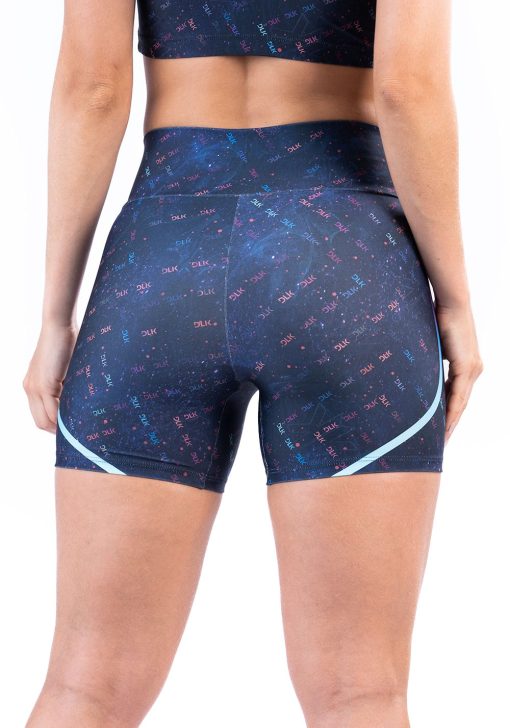 Short fitness feminino new printed estampado logomania multicolorido - Image 3