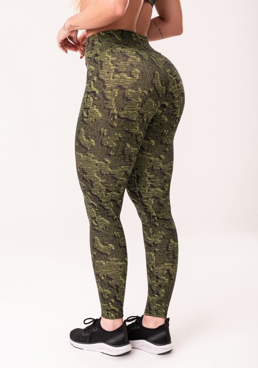 Legging fitness feminina neon estampada camouflage euphoria - Image 3