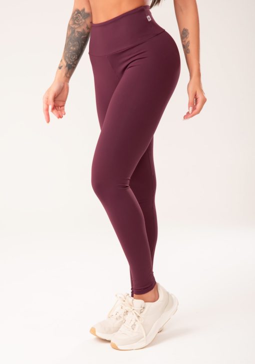 Legging fitness feminina vinho harmony - Image 4