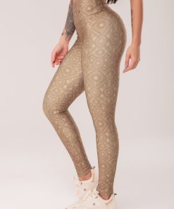 Legging fitness feminina estampada renovar astral